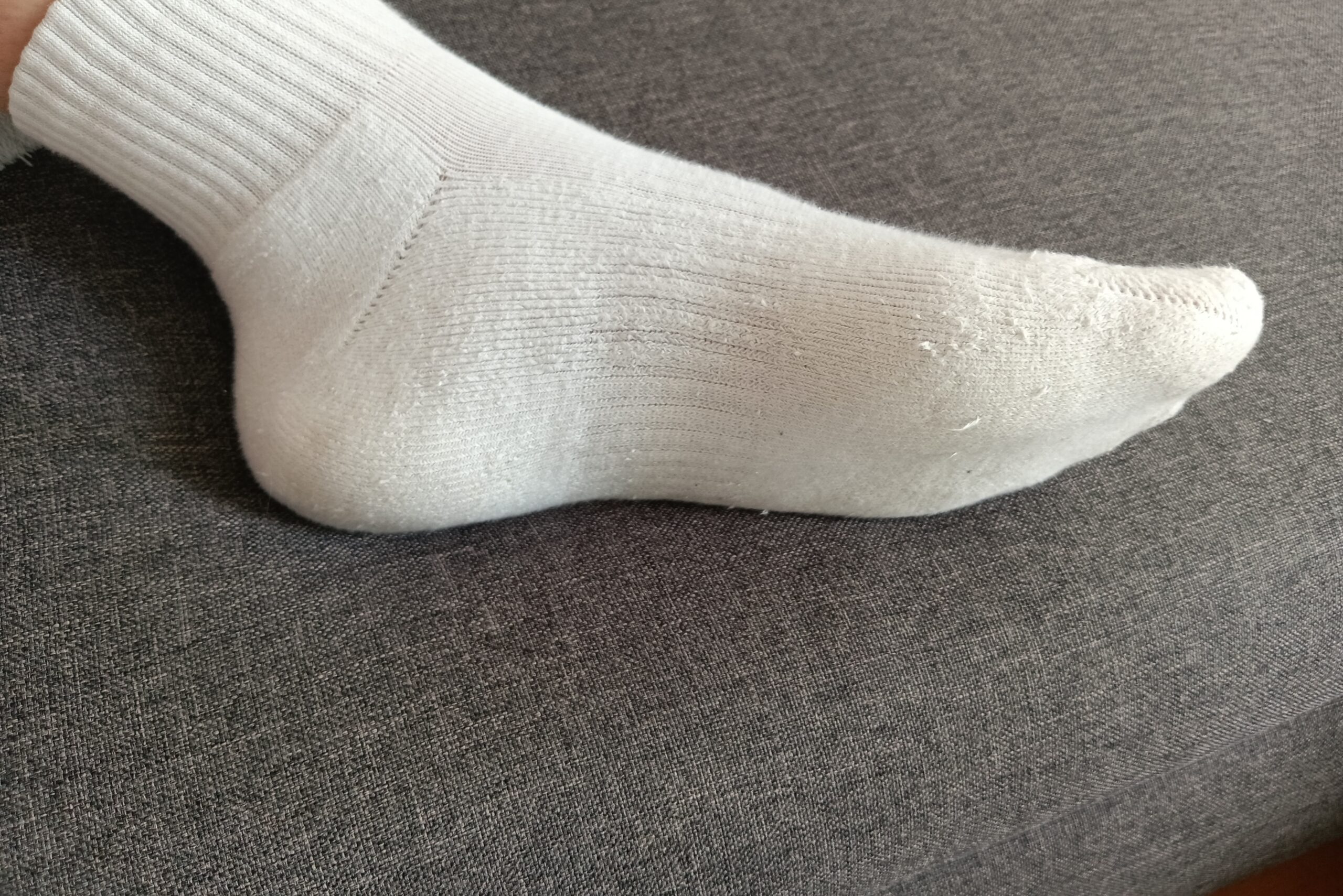 Getragene Socken du entscheidest wie lange sie getragen werden sollen