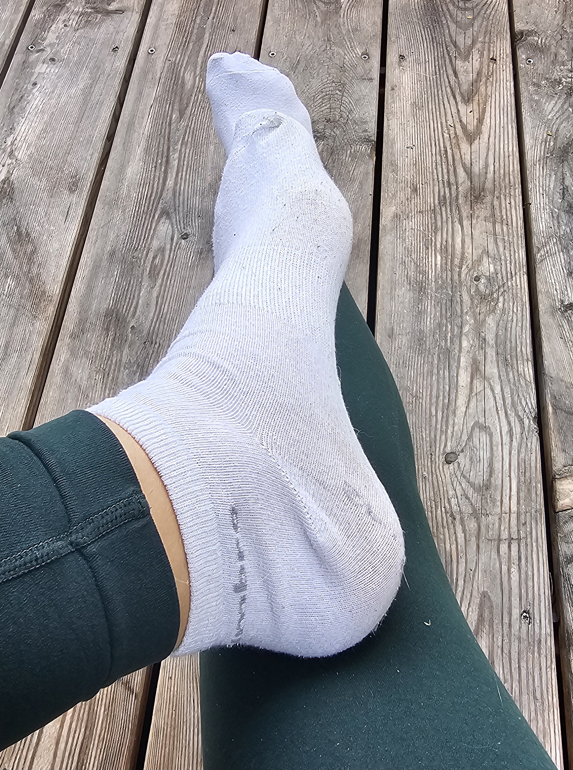Kurze Weiße Sneaker Socken