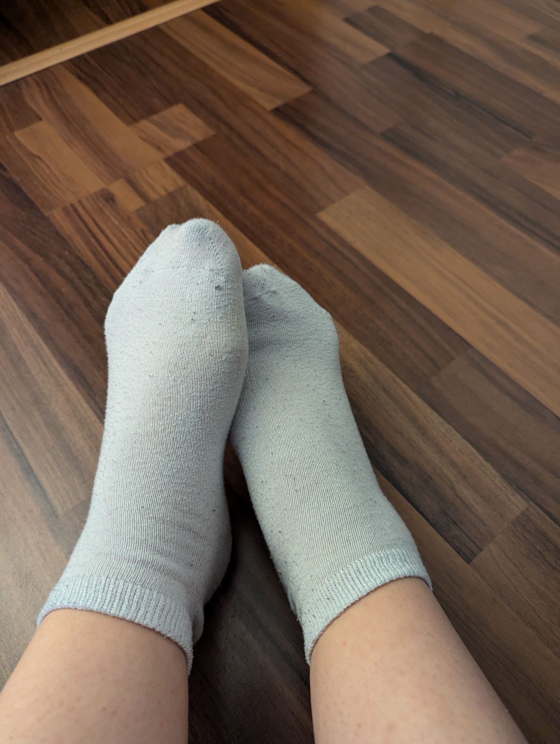 Getragene Socken