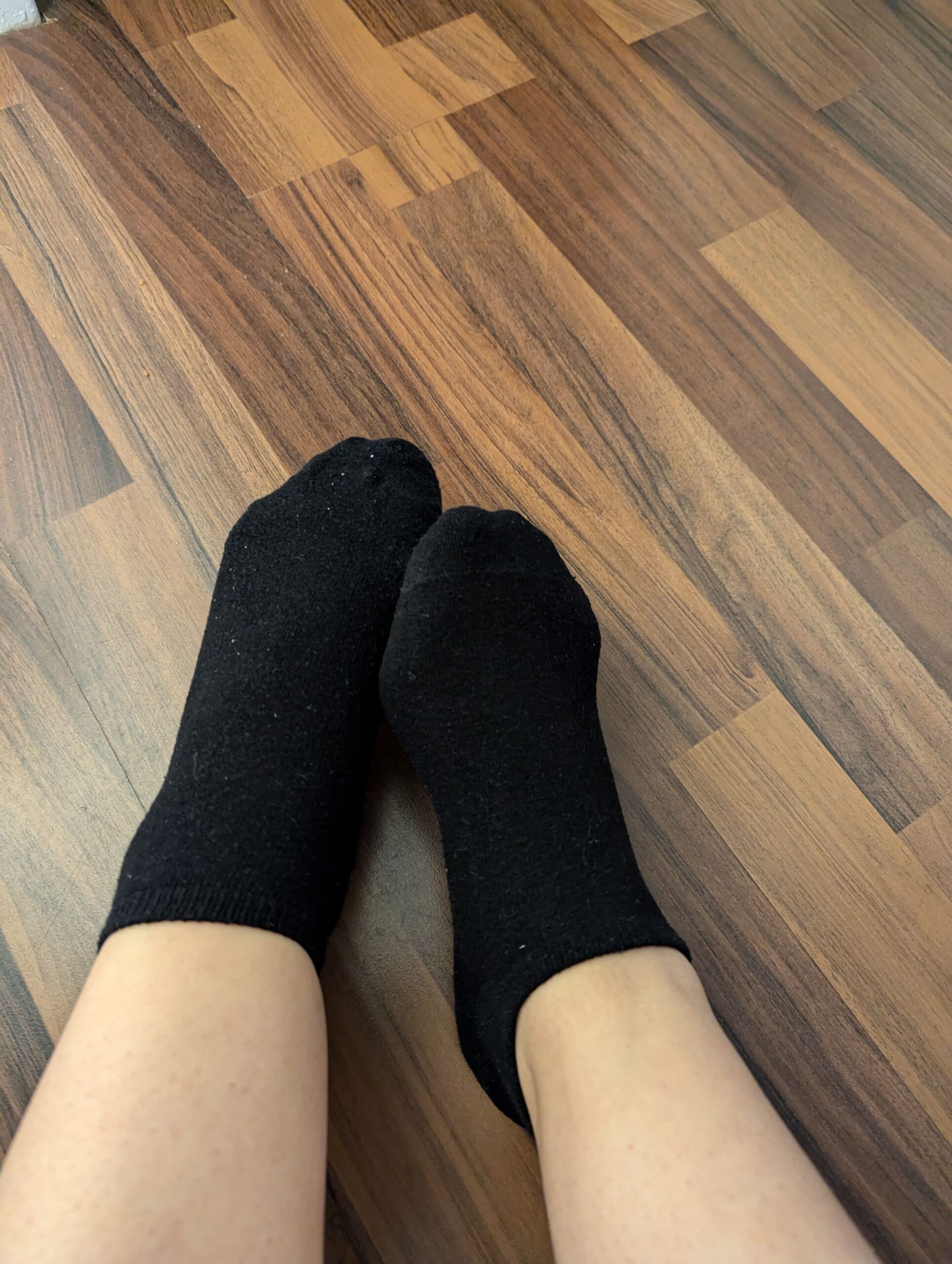 Getragene Socken