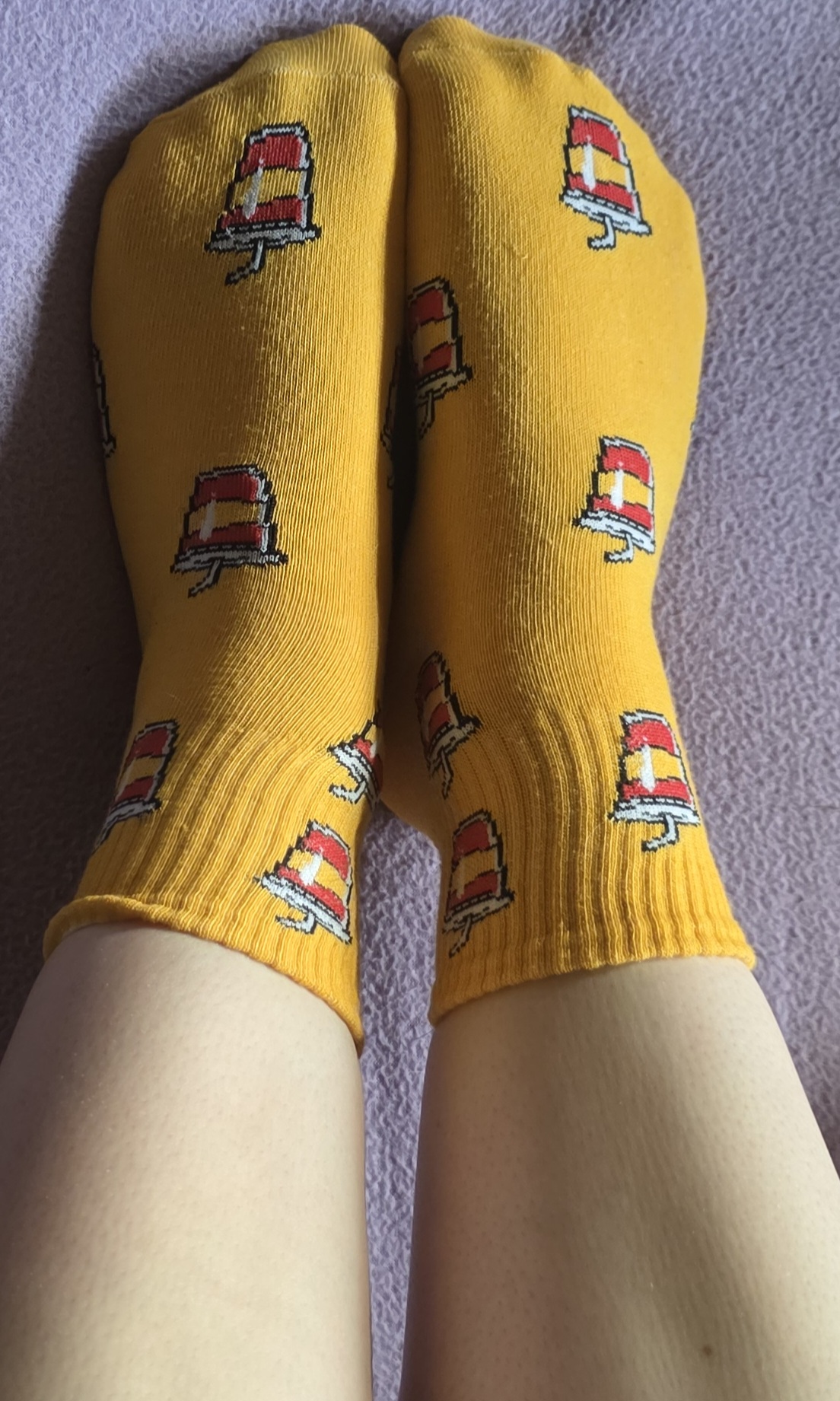 Socken Gelb
