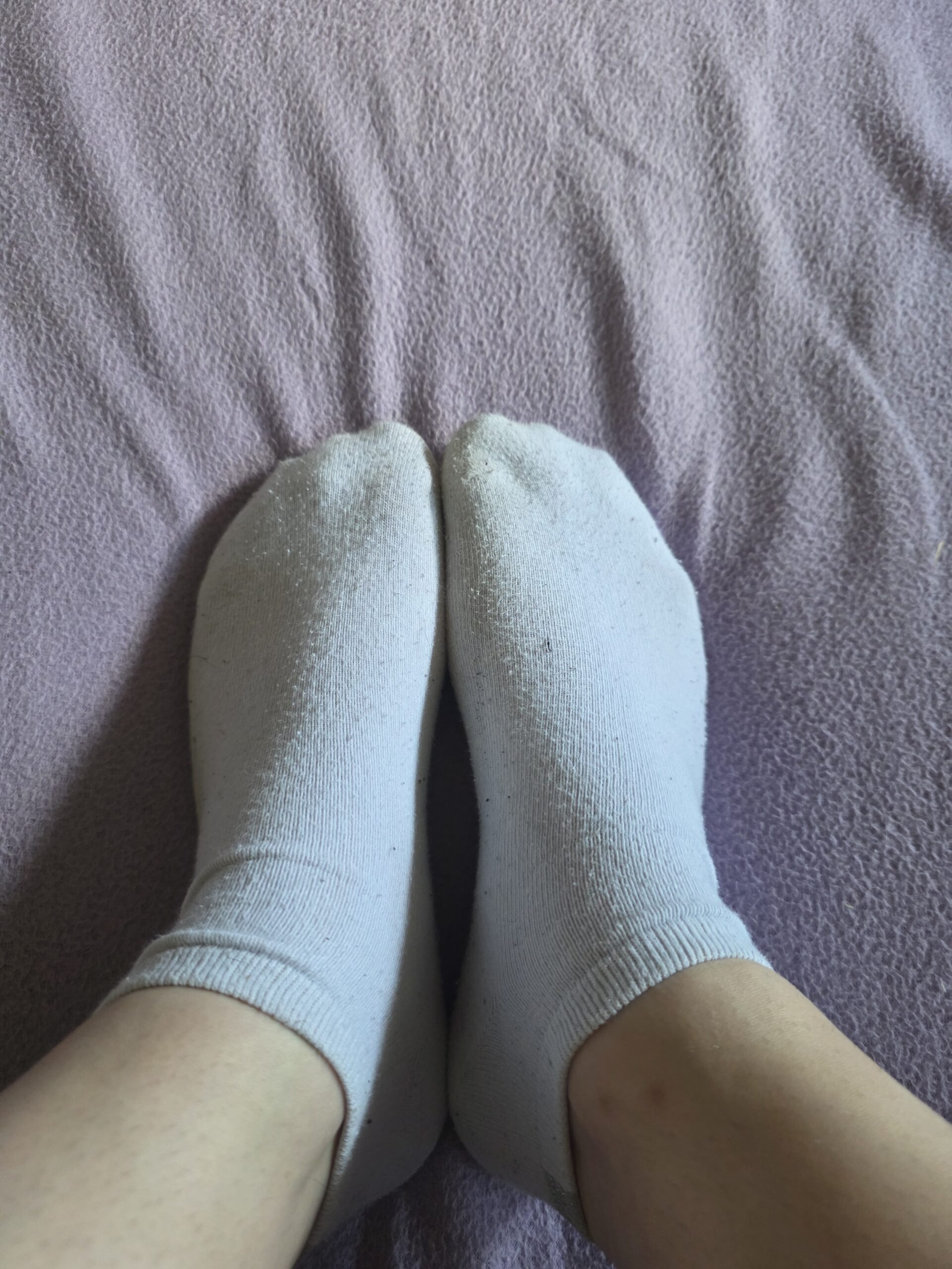 Socken Weiß