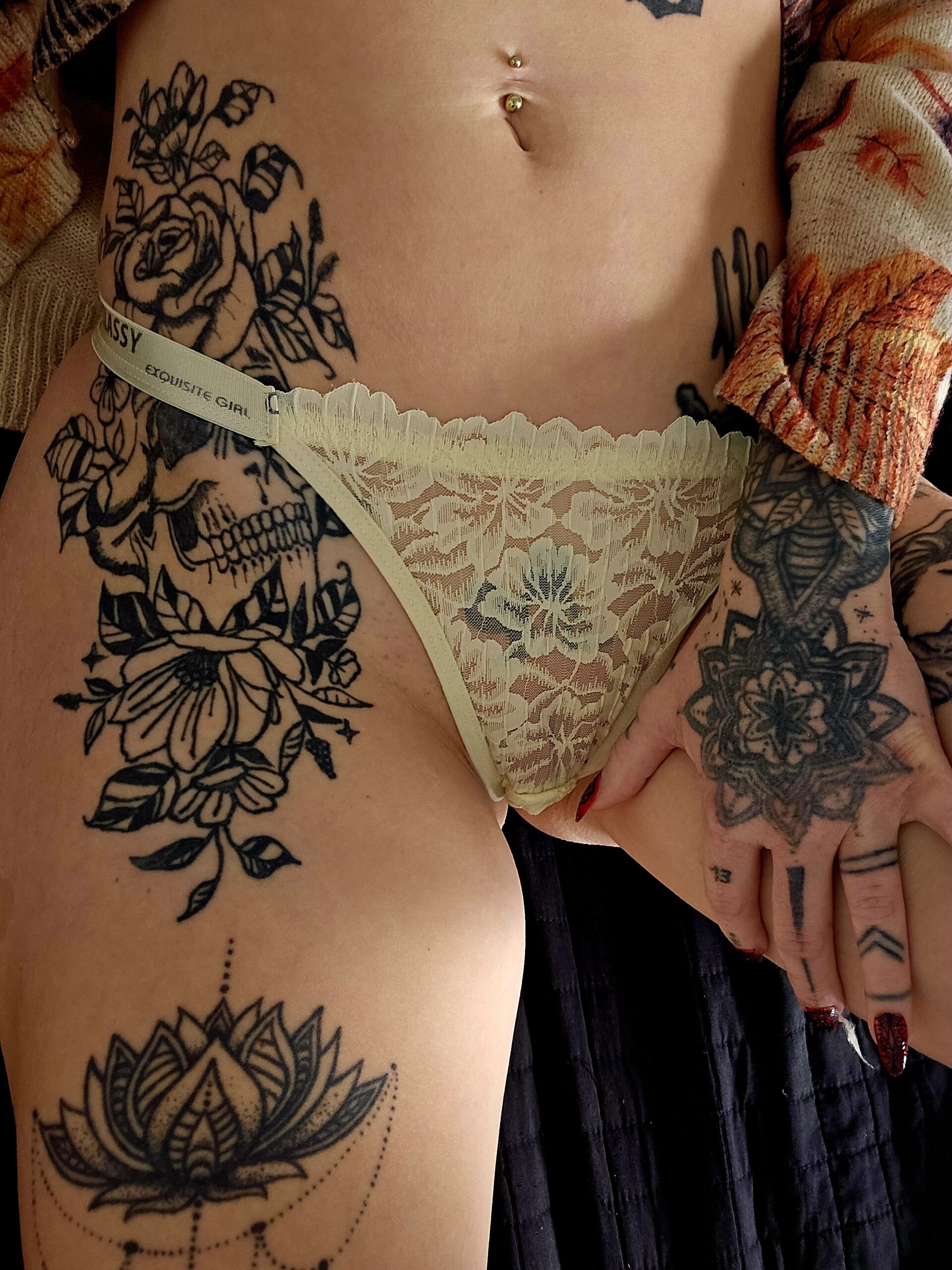 Heißer Slip mit Spitze🤍