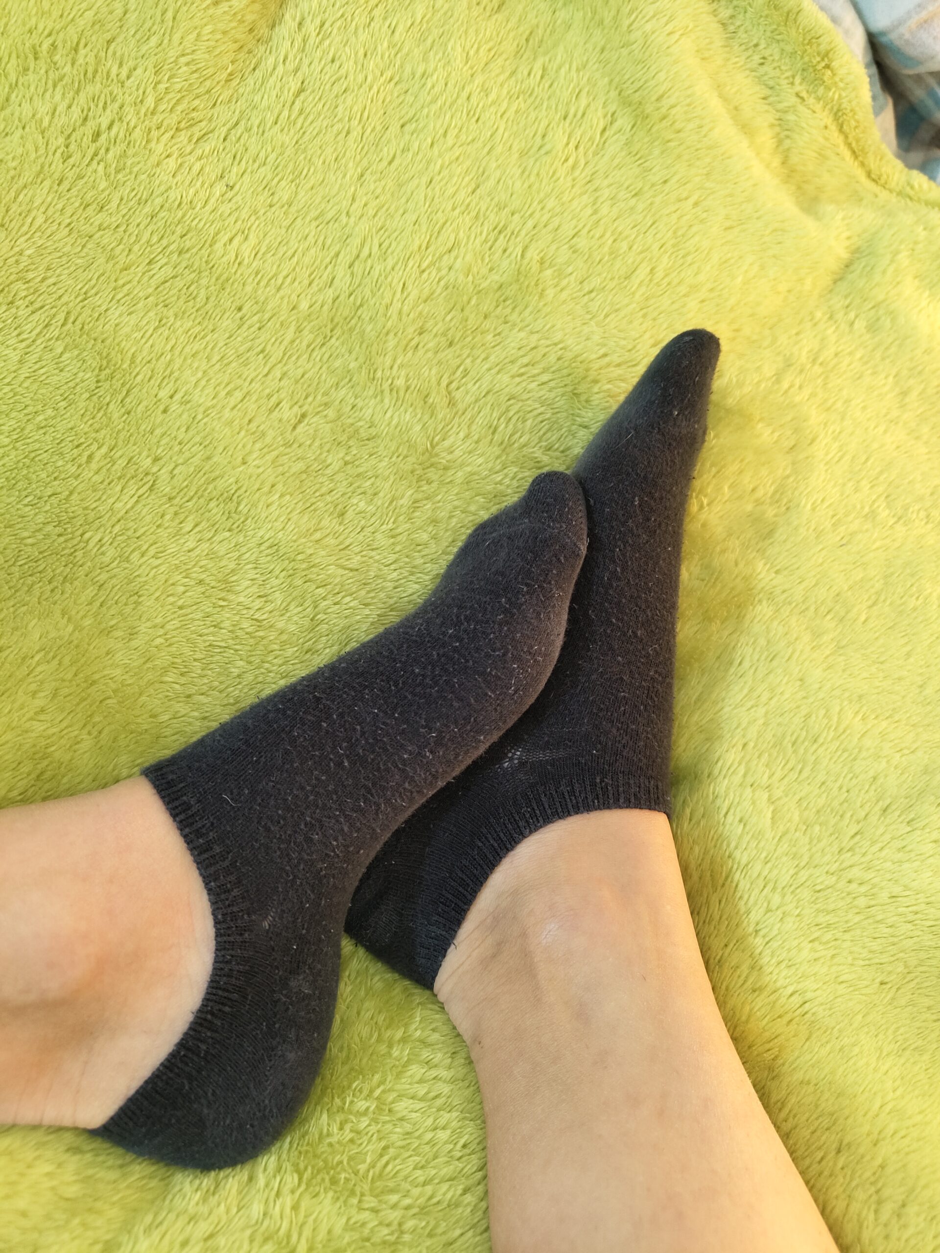 Schwarze Sneaker-Socken