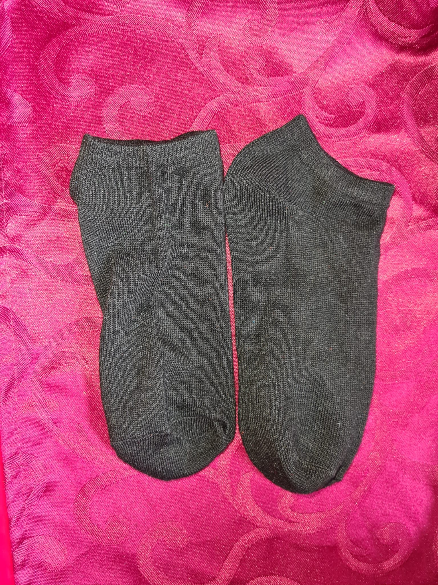 Schwarze Sneaker-Socken grösse 43