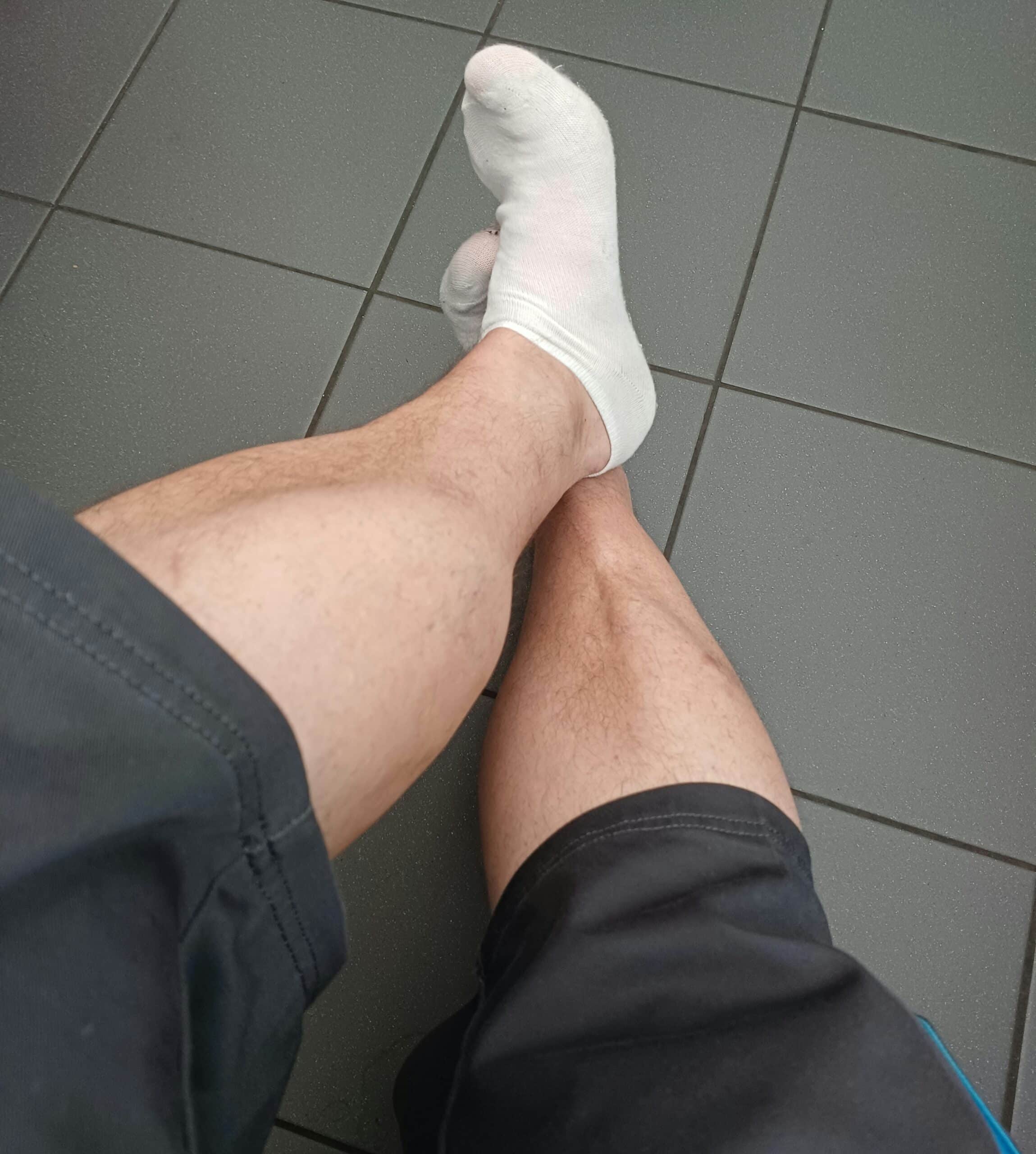 Weisse Sneaker-Socken grösse 43