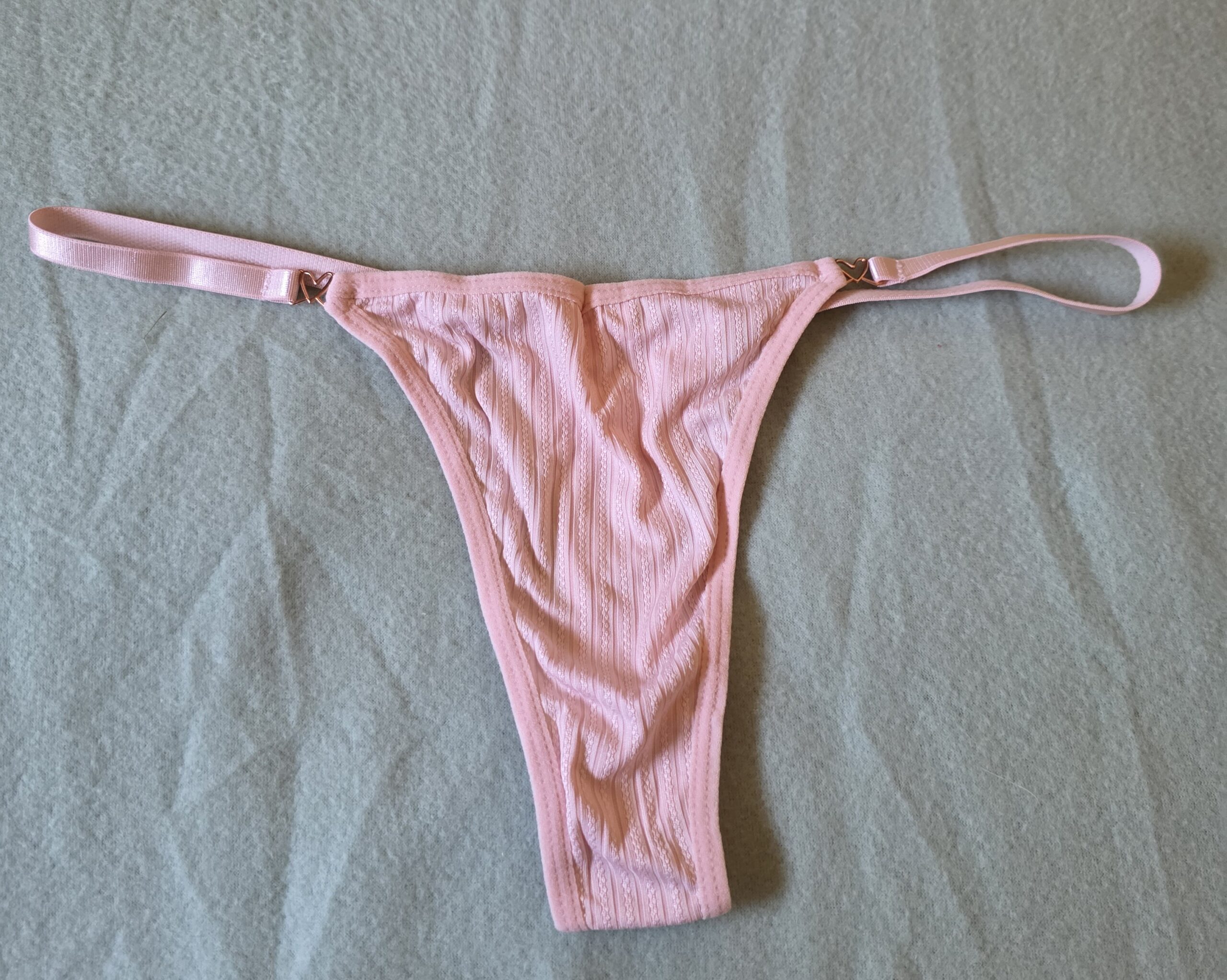 Slip Rosa mit Herzen