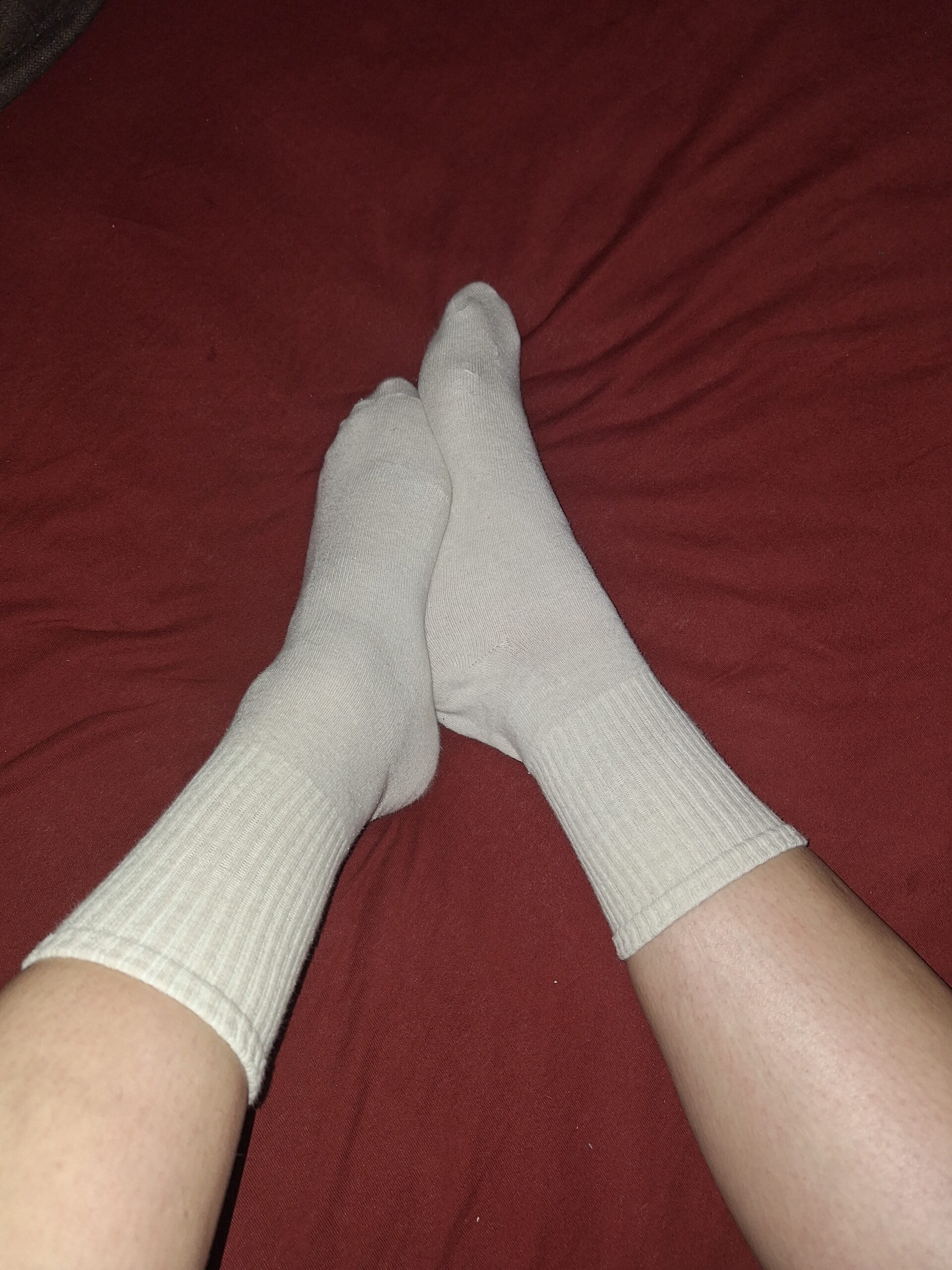 Beigefarbene Socken