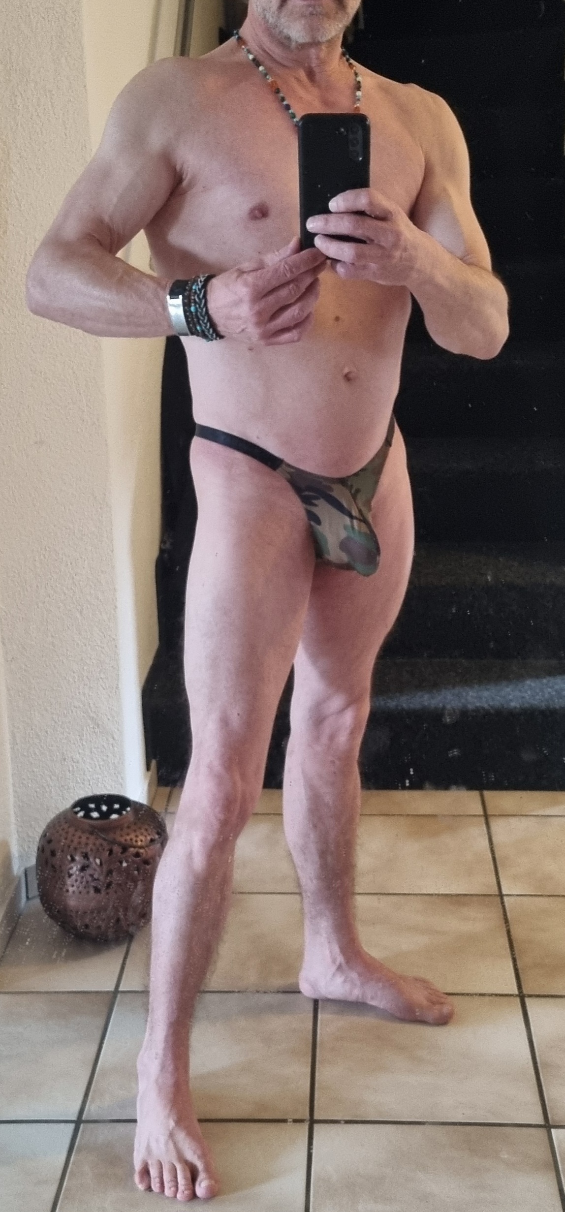 Beutel String Tanga Army