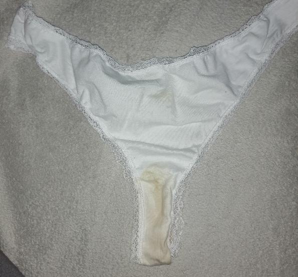 Slip an ungewaschener Muschi, 3 Tage