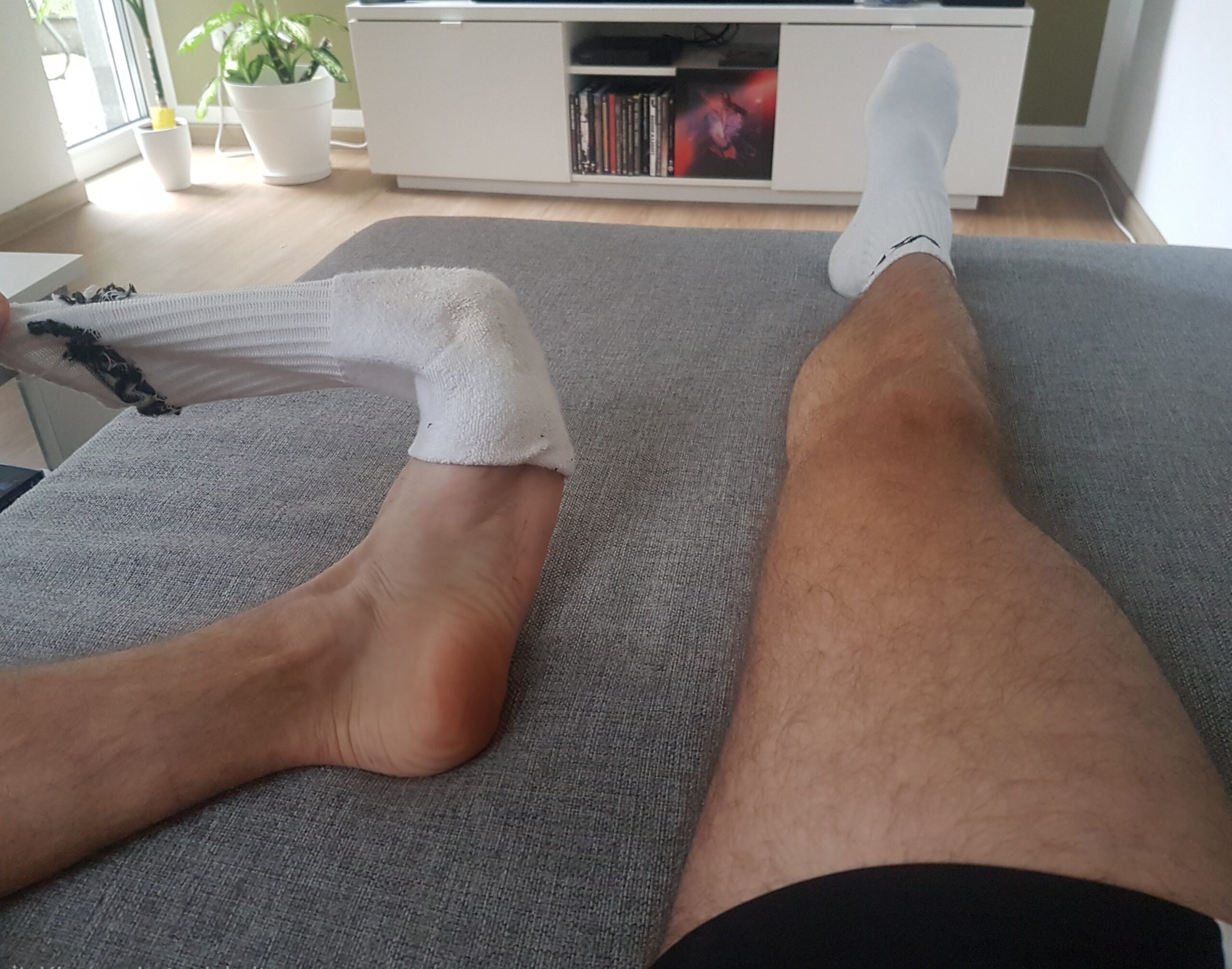 Weiße Socks