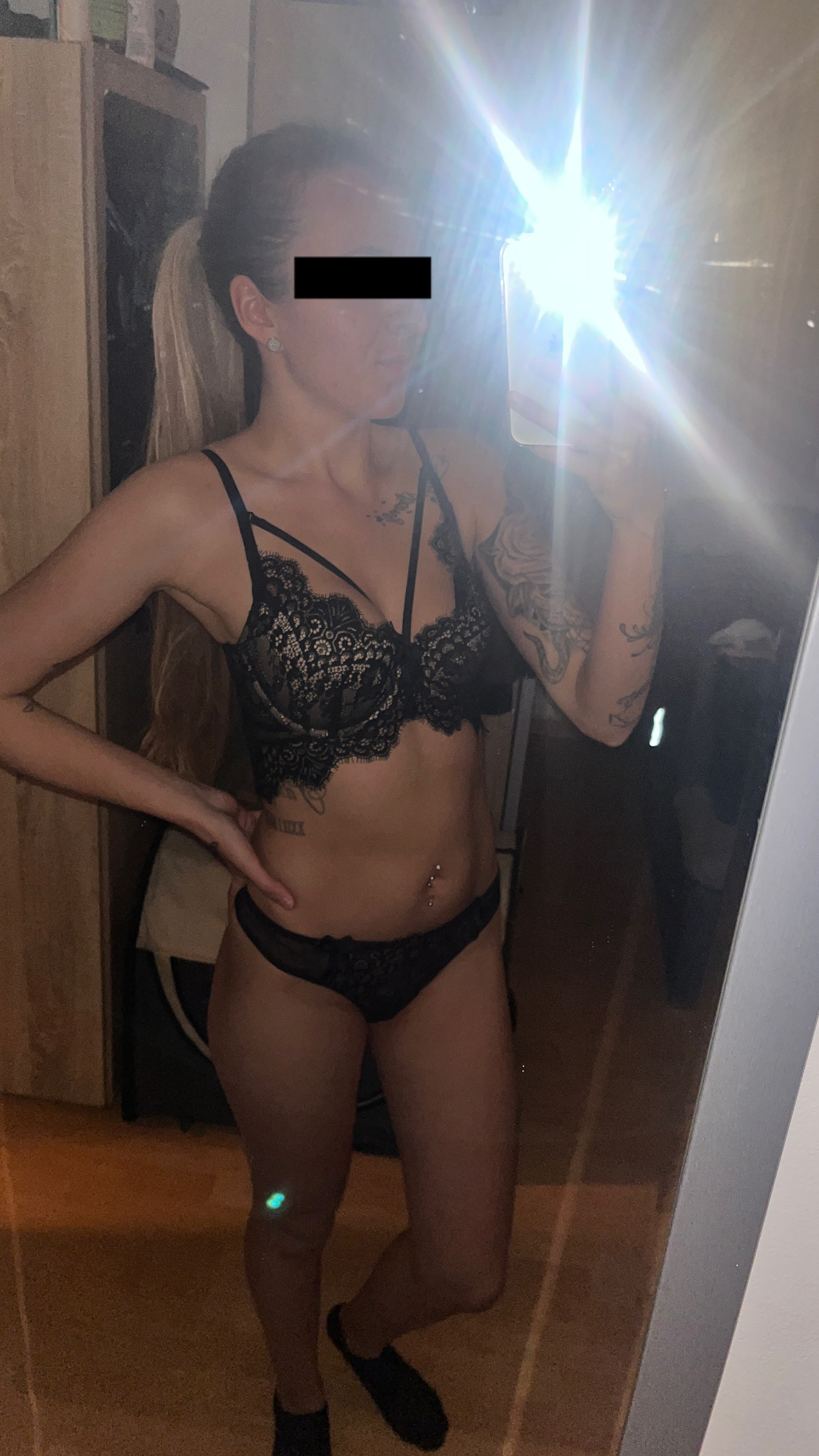 ✨ Verführerisch & Elegant – Schwarzes Spitzen-Set ✨