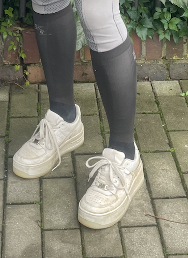 7 Tage getragene Reitsocken