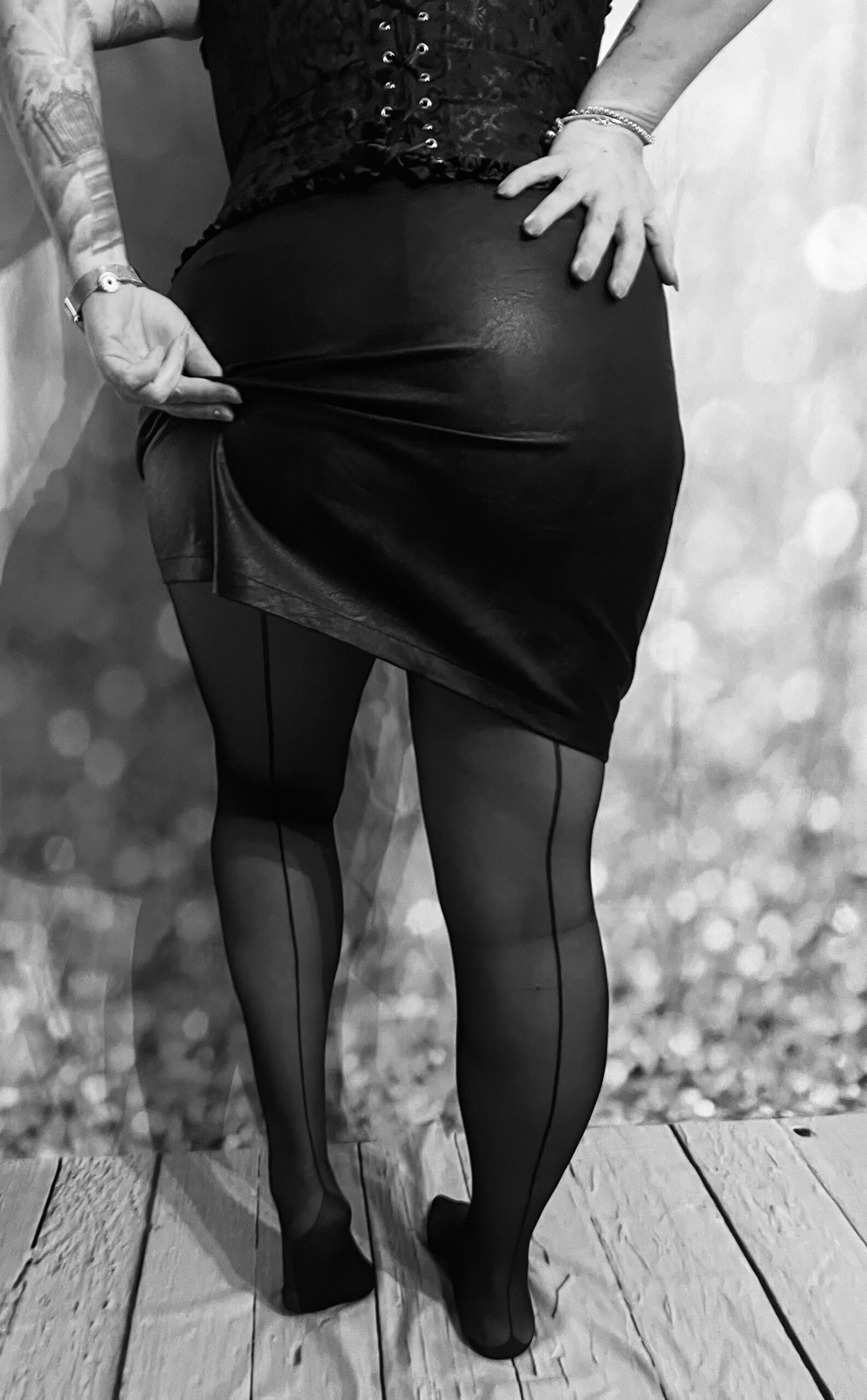 Nylon mit Naht