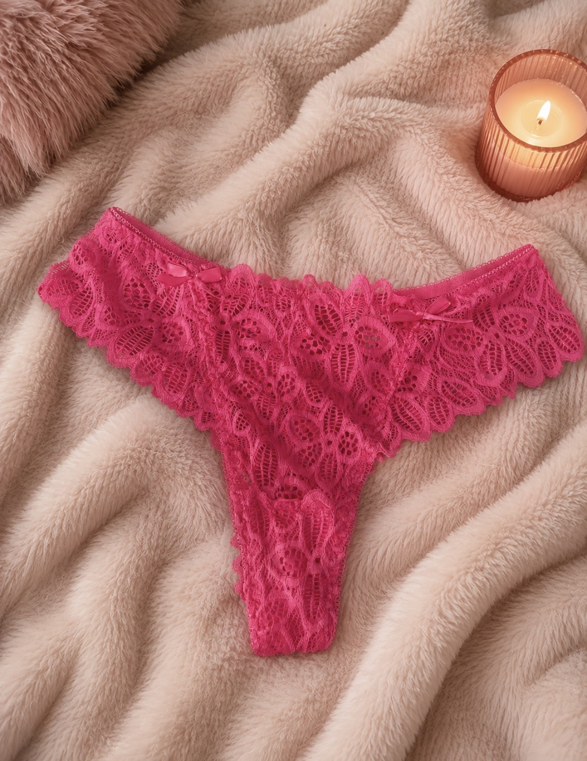 Pinker Slip - mit Tragebilder