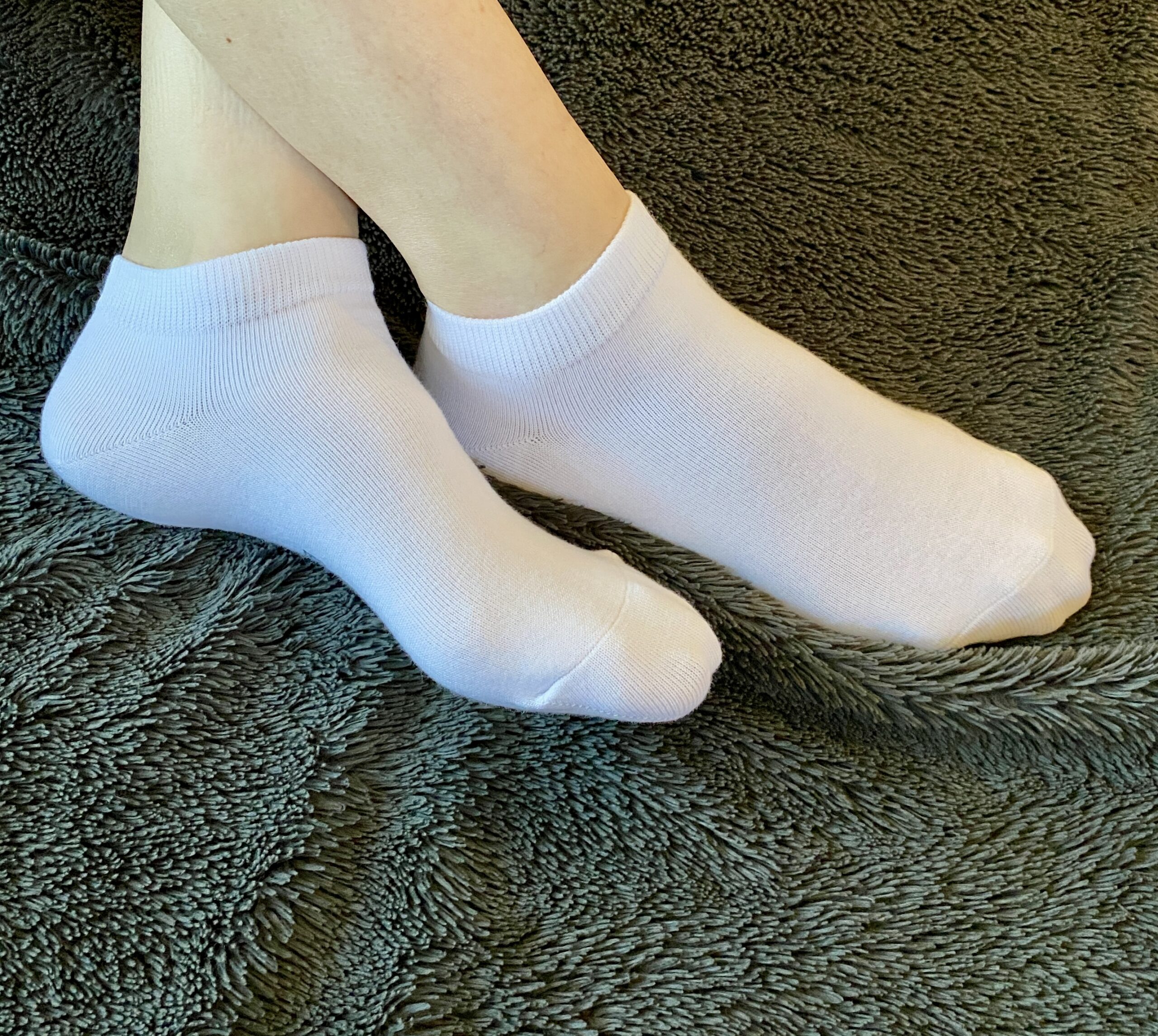 Getragene Socken