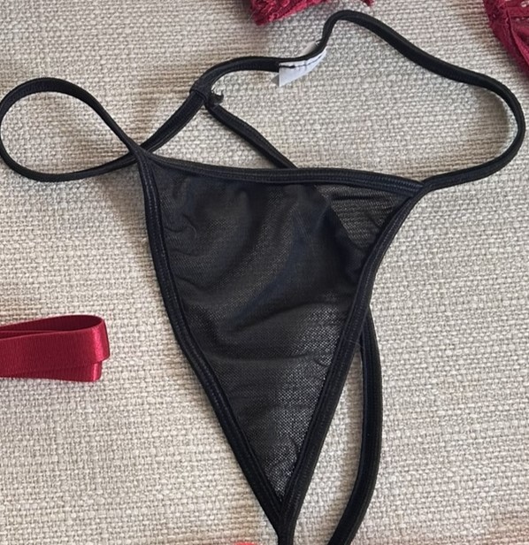 Getragener Nylon Tanga