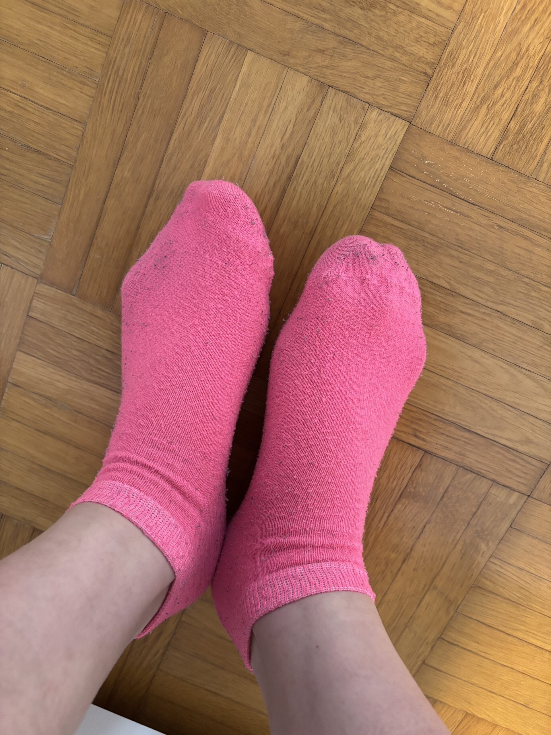 Pinke Socken
