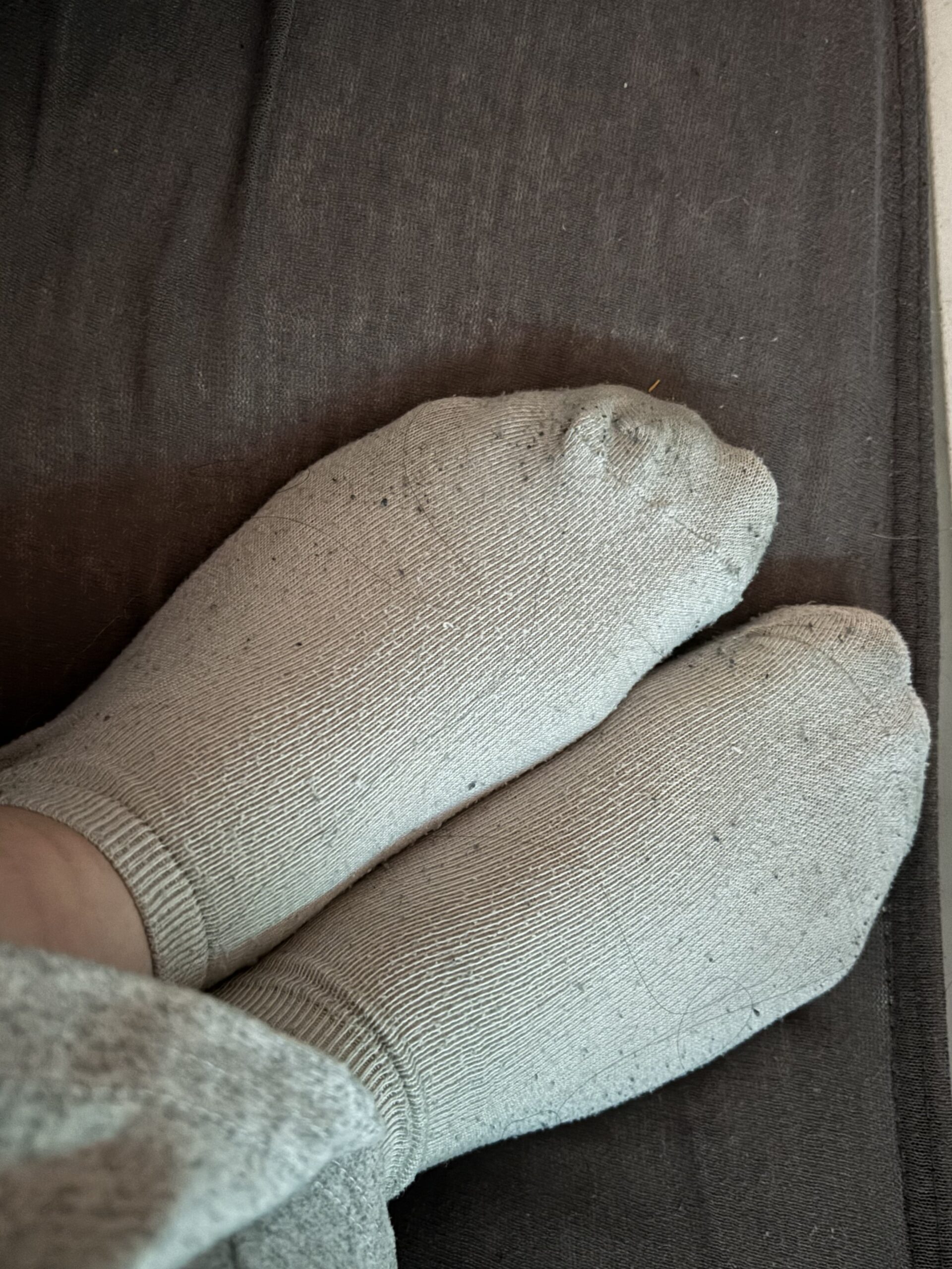 Getragene Socken