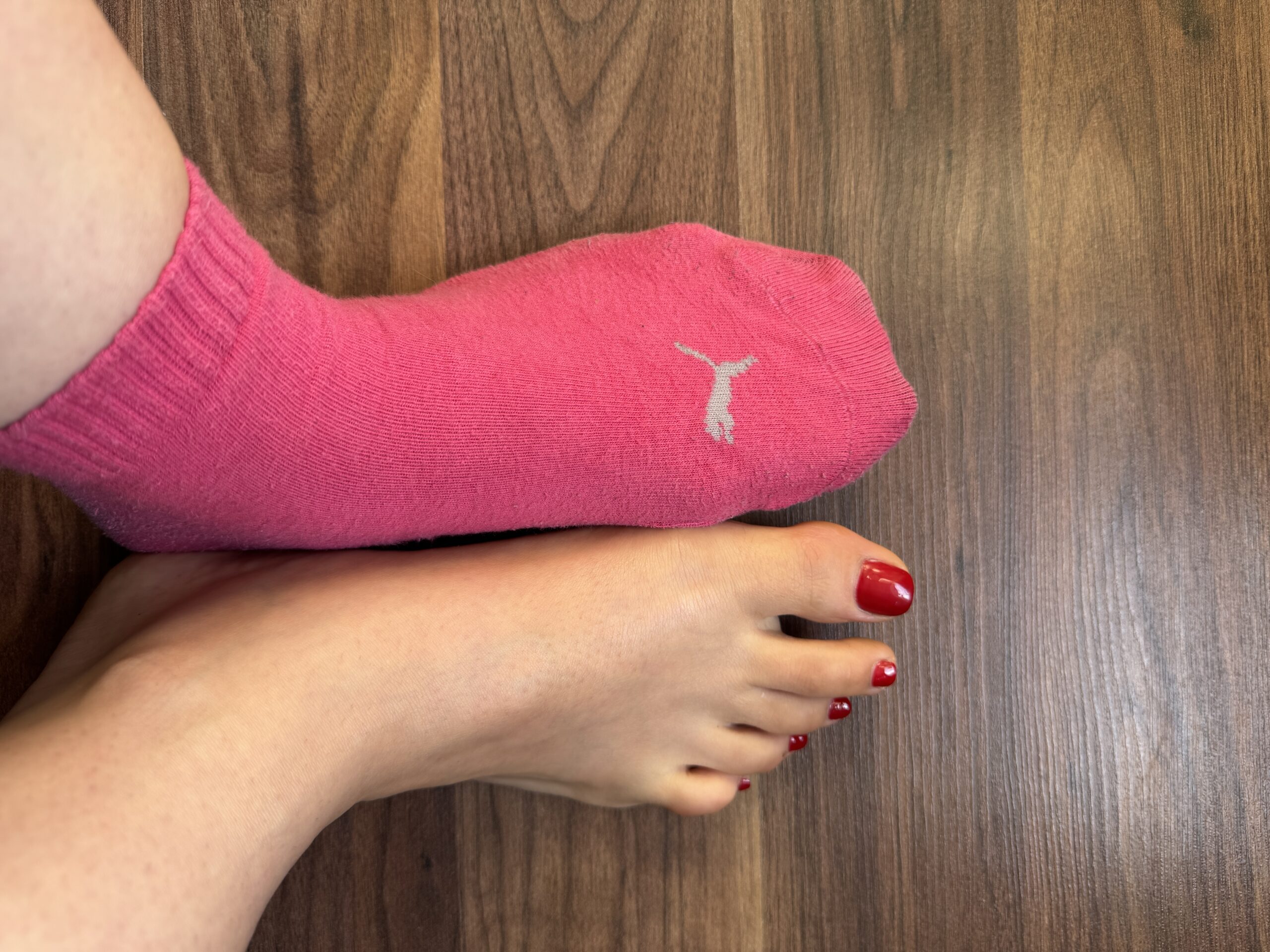 Pinker Schnüffelgruss für dich