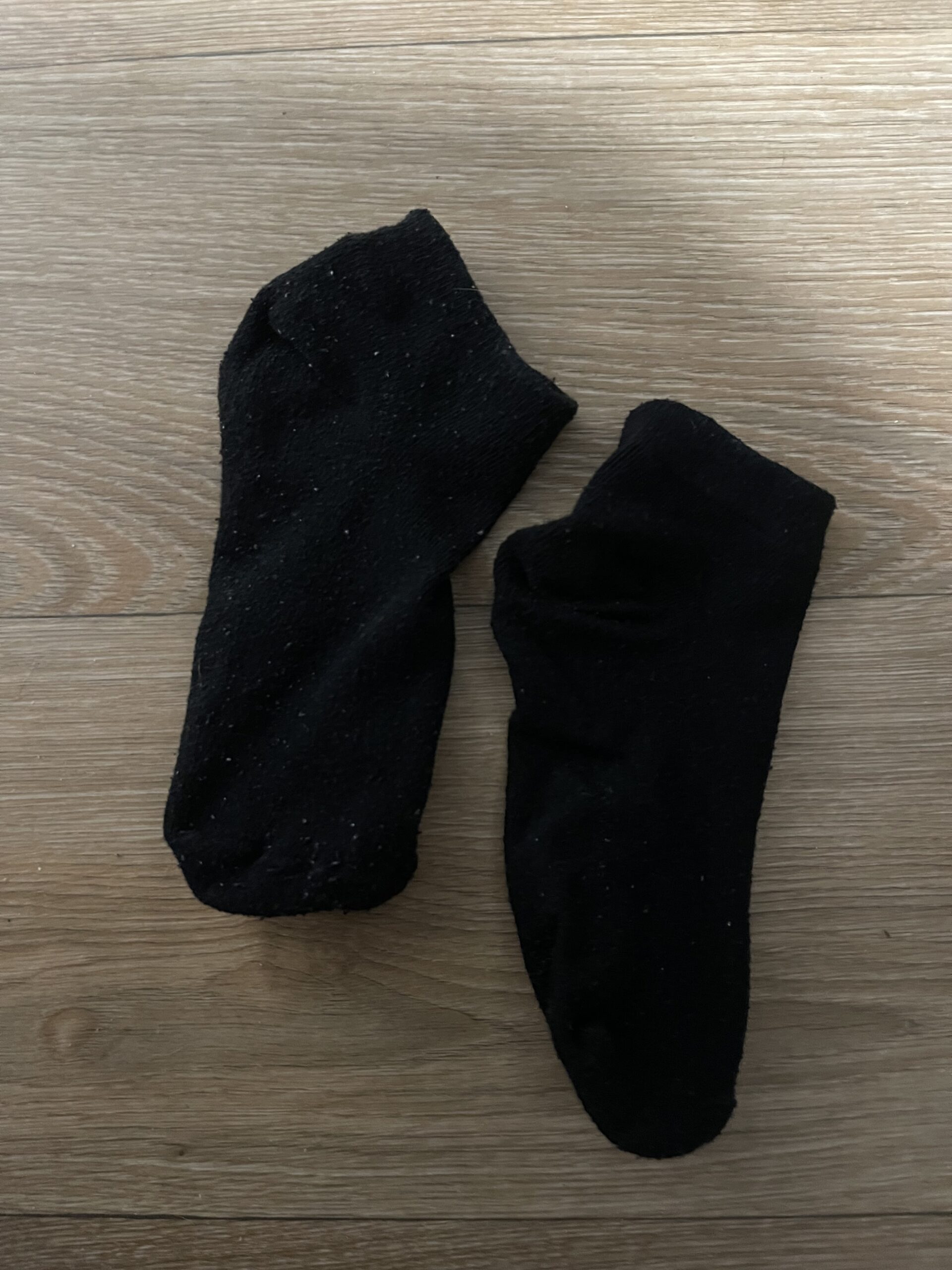 Getragene Socken