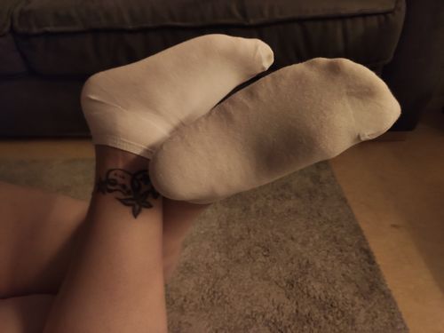 Weiße Sneaker Socken