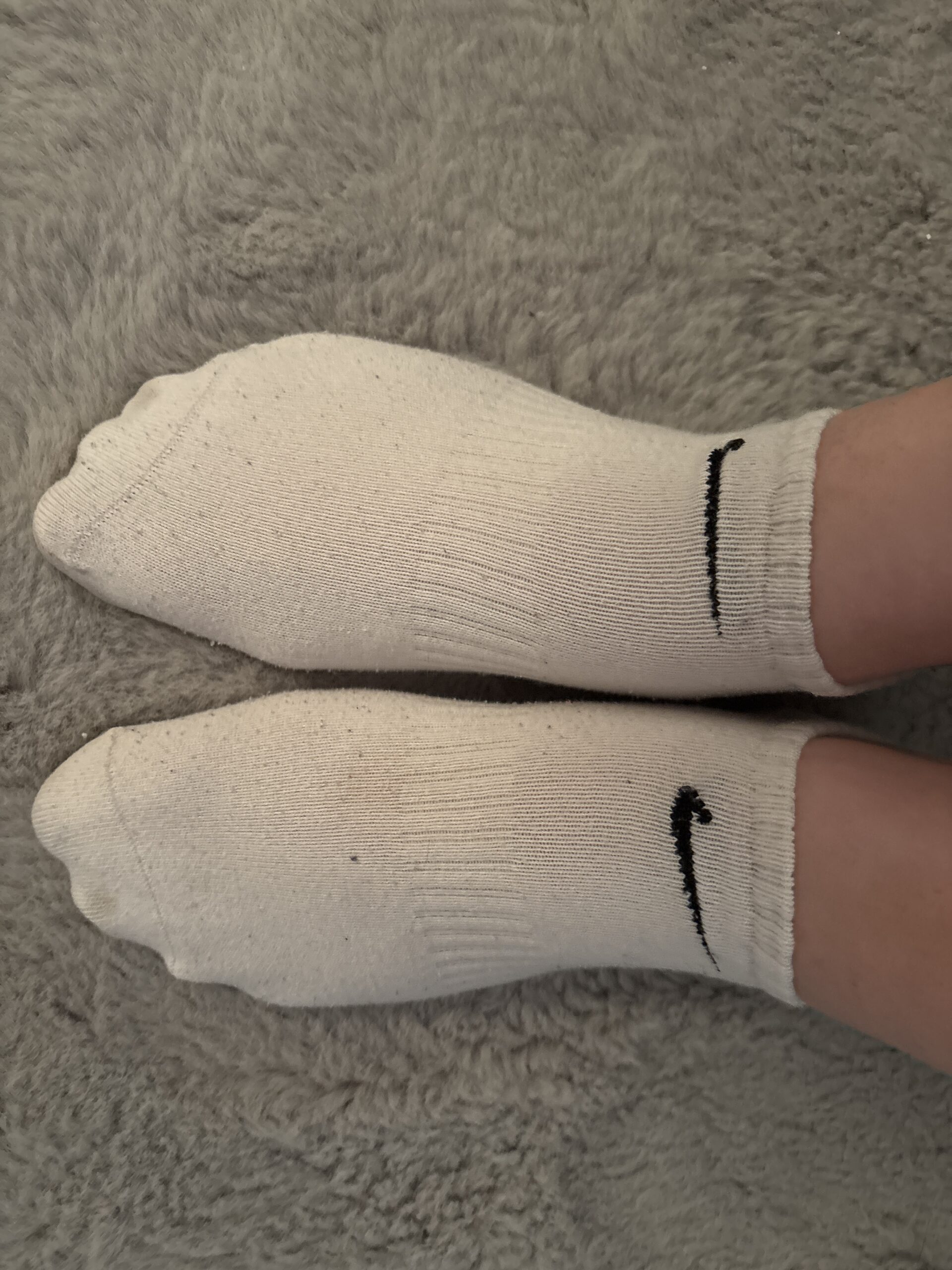 Weiße Nike Socken