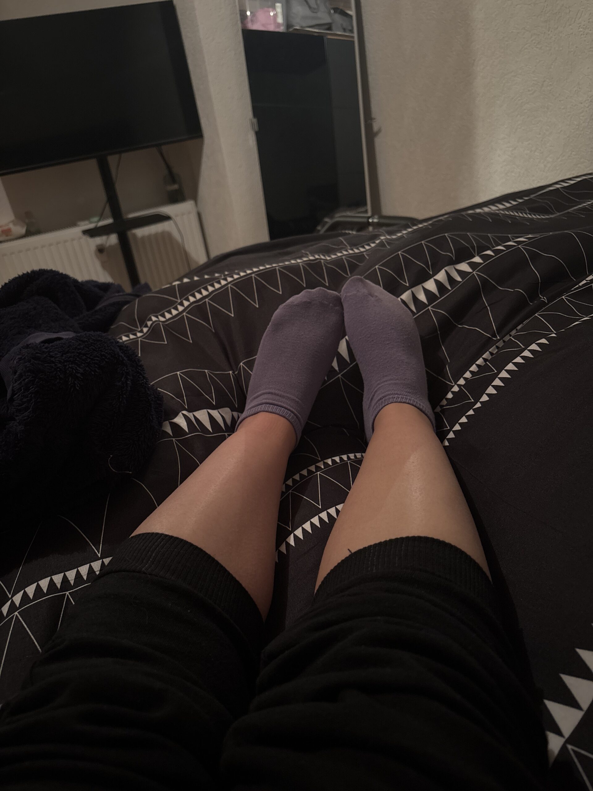 Getragene socken