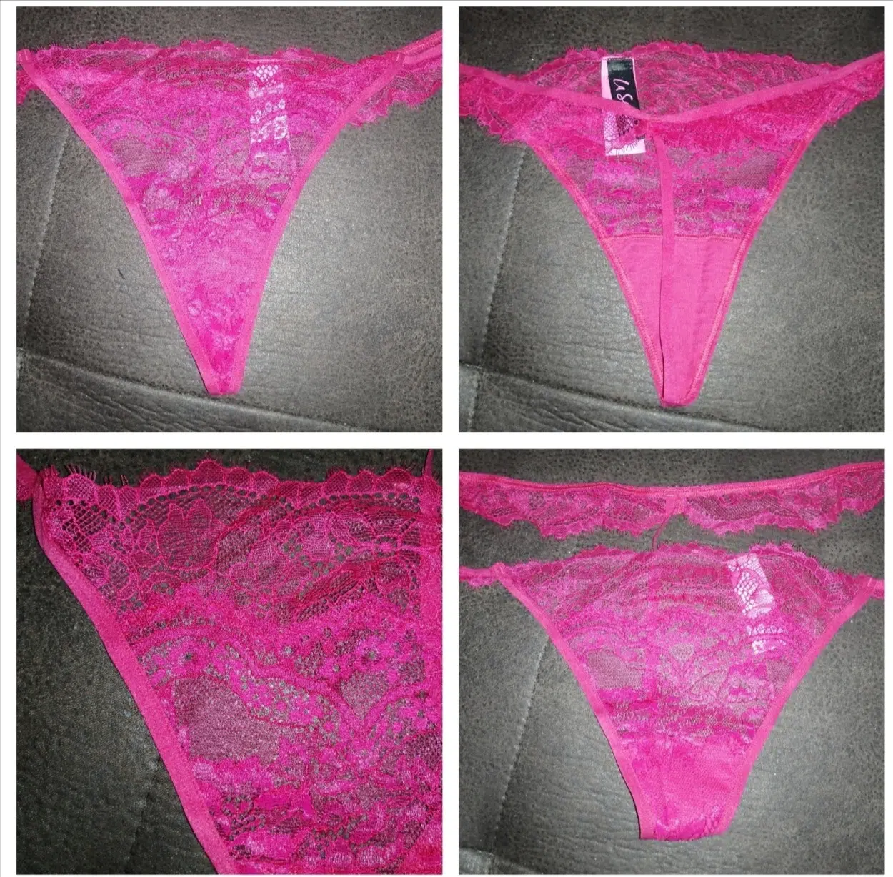Extrem heißer G-String, pink, XL